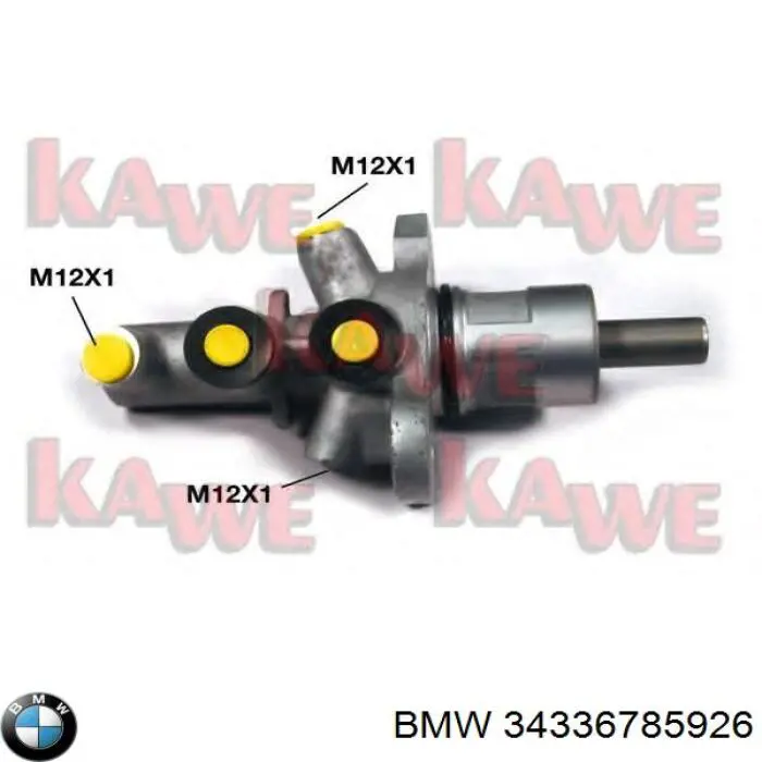 Główny cylinder hamulców BMW 34336785926 cena, od 86,83 USD