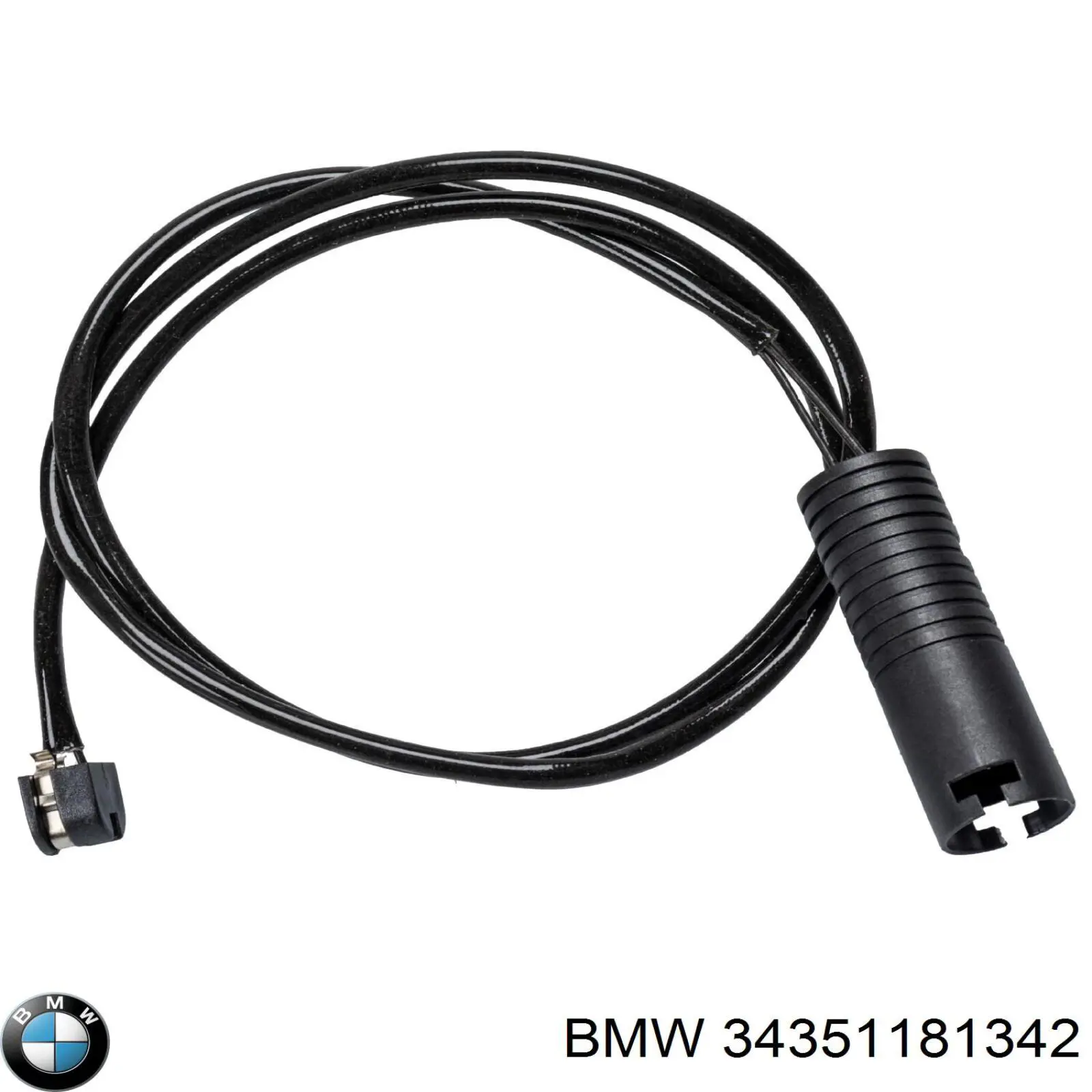 Do koszyka 34351181342 BMW Czujnik zużycia klocków hamulcowych tylny