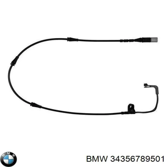 Czujnik zużycia klocków hamulcowych przedni BMW 34356789501 cena, od 11,08 USD