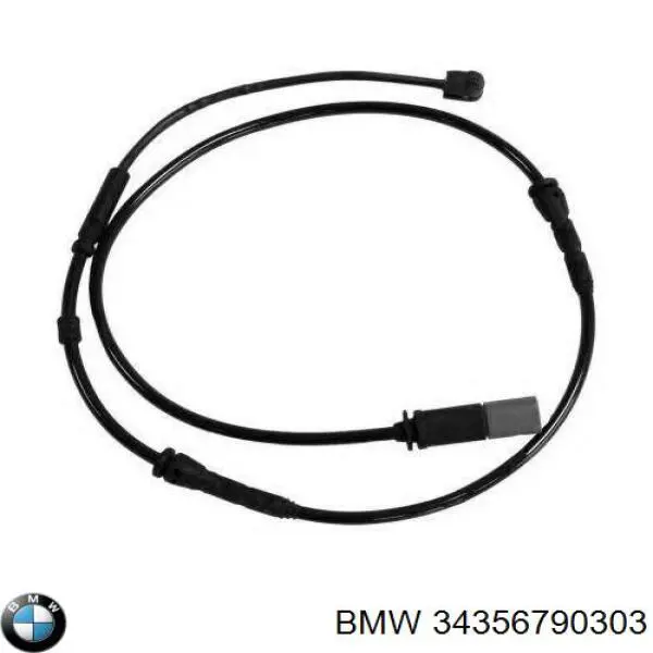 34356790303 BMW czujnik zużycia klocków hamulcowych przedni