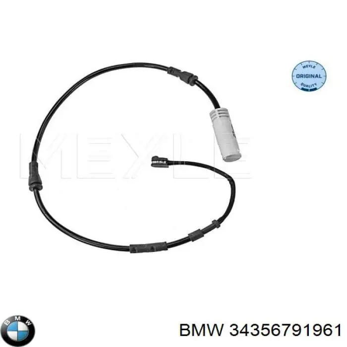 Do koszyka 34356791961 BMW Czujnik zużycia klocków hamulcowych tylny