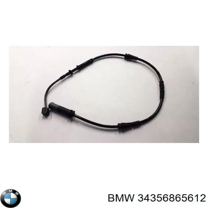 34356865612 BMW Czujnik zużycia klocków hamulcowych tylny