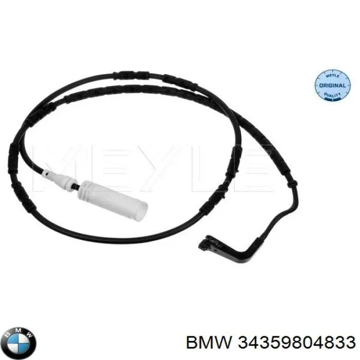 34359804833 BMW Czujnik zużycia klocków hamulcowych przedni