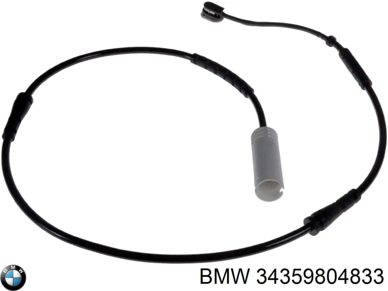 Do koszyka 34359804833 BMW Czujnik zużycia klocków hamulcowych przedni