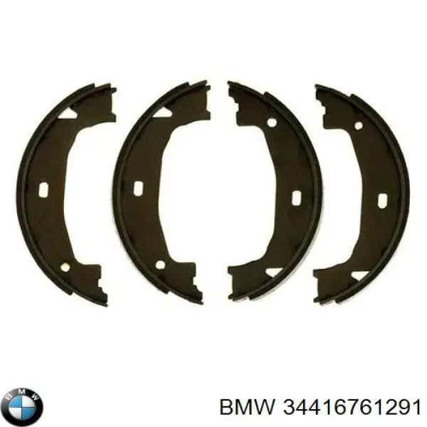 Do koszyka 34416761291 BMW Klocki hamulca ręcznego