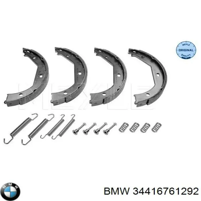 34416761292 BMW Klocki hamulca ręcznego