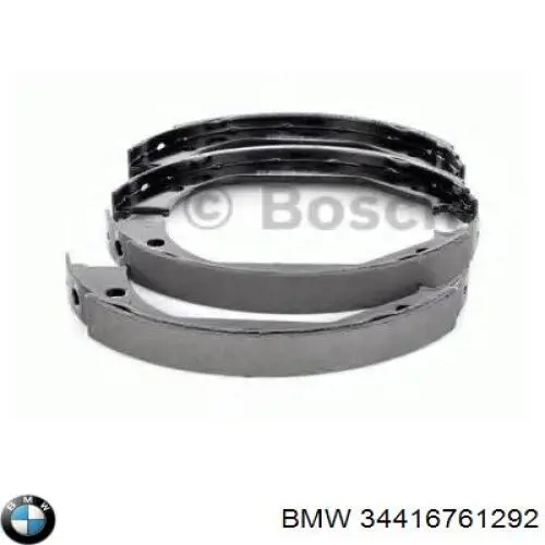 Do koszyka 34416761292 BMW Klocki hamulca ręcznego