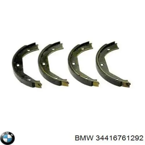 Klocki hamulca ręcznego BMW 34416761292