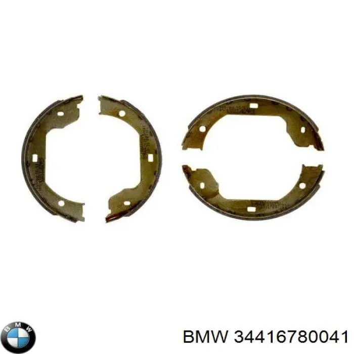 Klocki hamulca ręcznego BMW 34416780041 cena, od 43,23 USD