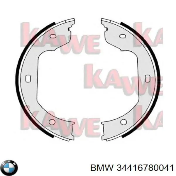 Klocki hamulca ręcznego BMW 34416780041 cena, od 43,23 USD