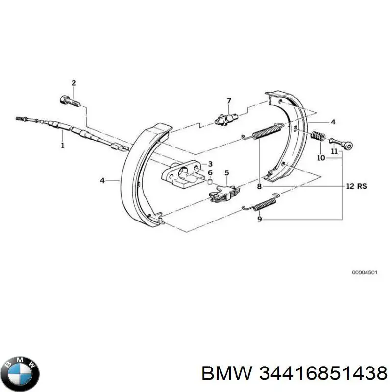 Regulator tylnego bębna hamulcowego BMW 34416851438 cena, od 11,42 USD