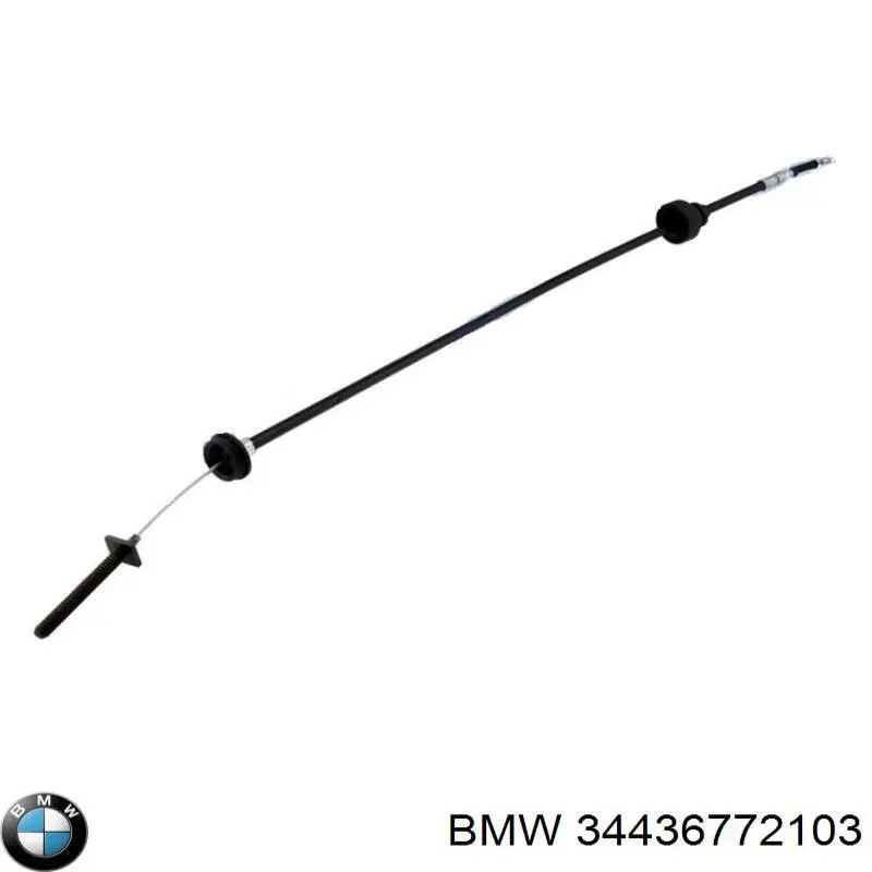 Do koszyka 34436772103 BMW Linka hamulca ręcznego tylna lewa