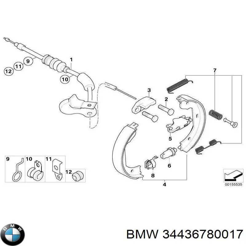 Linka hamulca ręcznego tylna prawa Adriauto 050273 cena, od 33,32 USD