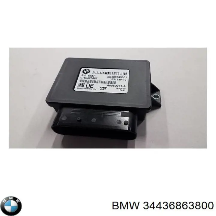 34436863800 BMW sterownik elektromechanicznego hamulca postojowego (ręcznego)