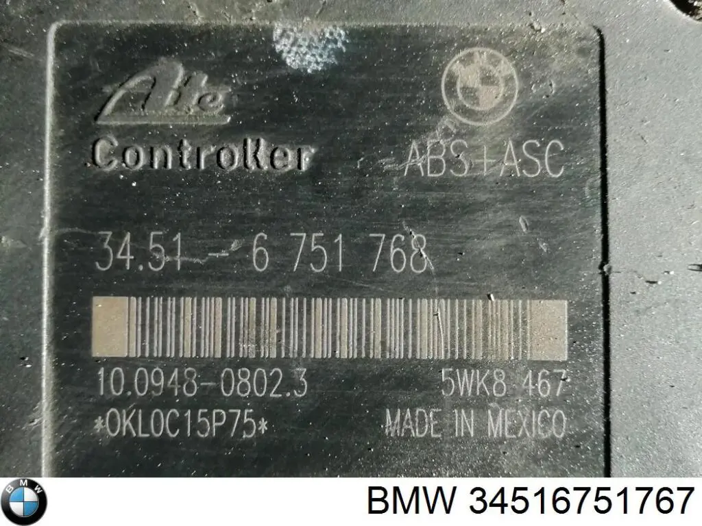 34516751767 BMW Sterownik ABS  hydrauliczny
