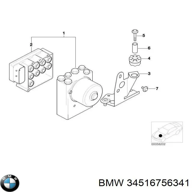  Sterownik ABS  hydrauliczny BMW 5 