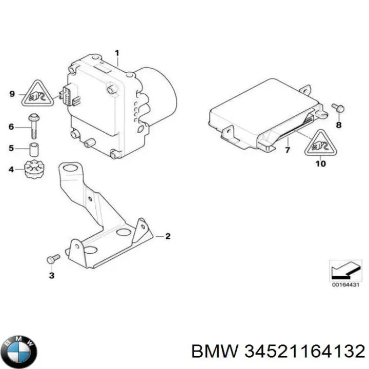 34521164132 BMW sterownik abs