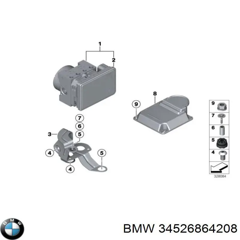 34526863389 BMW Sterownik poduszki bezpieczeństwa