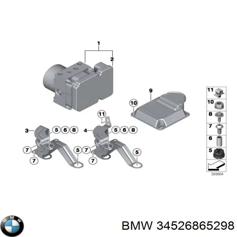 Do koszyka 34526863389 BMW Sterownik poduszki bezpieczeństwa