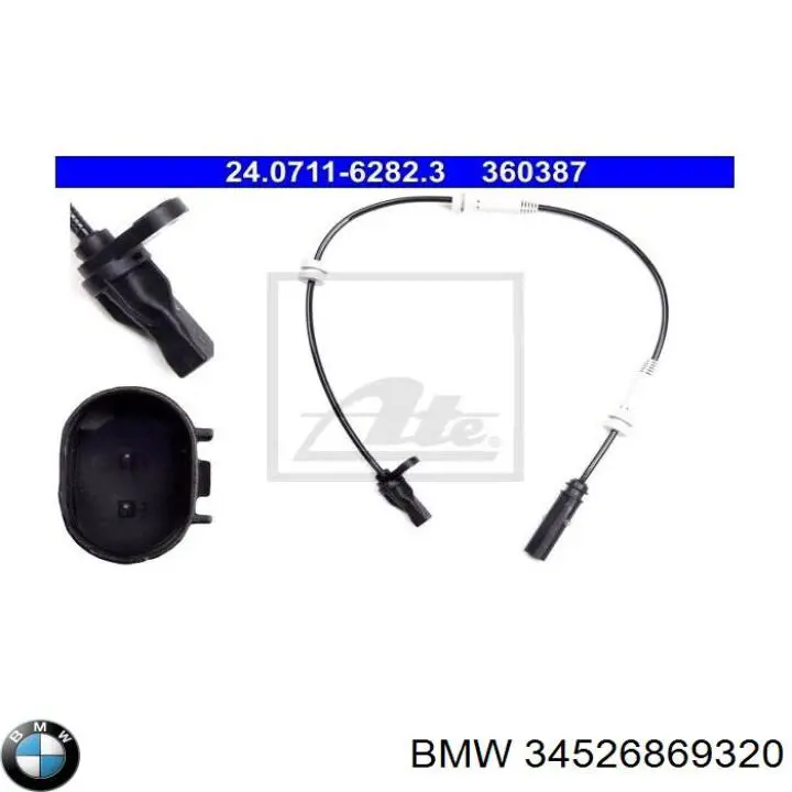Czujnik ABS przedni BMW 34526869320 cena, od 42,53 USD