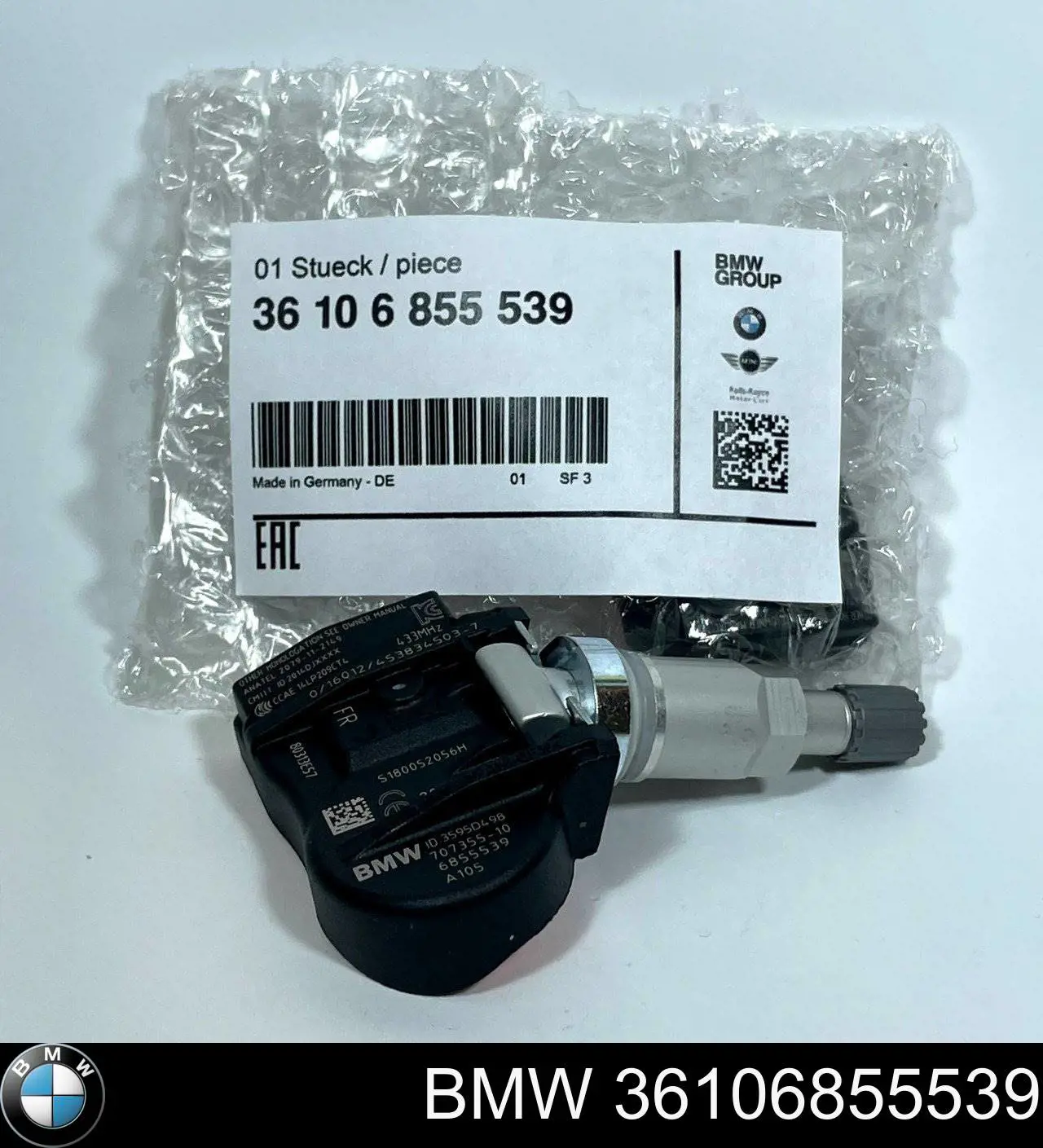 Czujnik ciśnienia w oponach BMW 36106855539 cena, od 41,80 USD