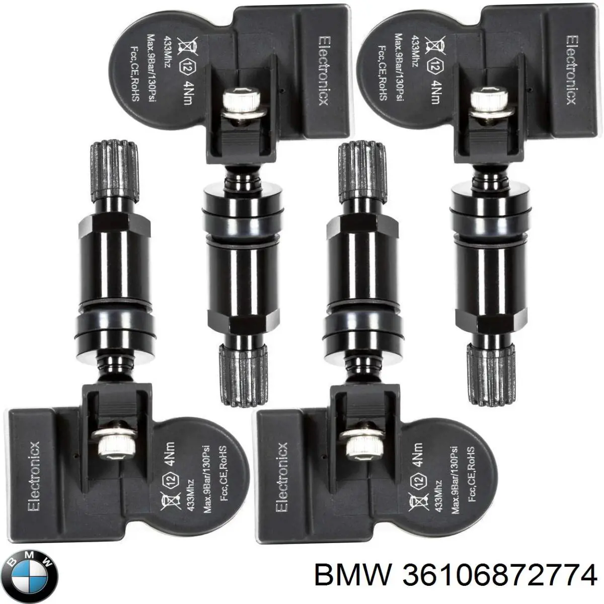 Czujnik ciśnienia w oponach BMW 36106872774 cena, od 53,29 USD