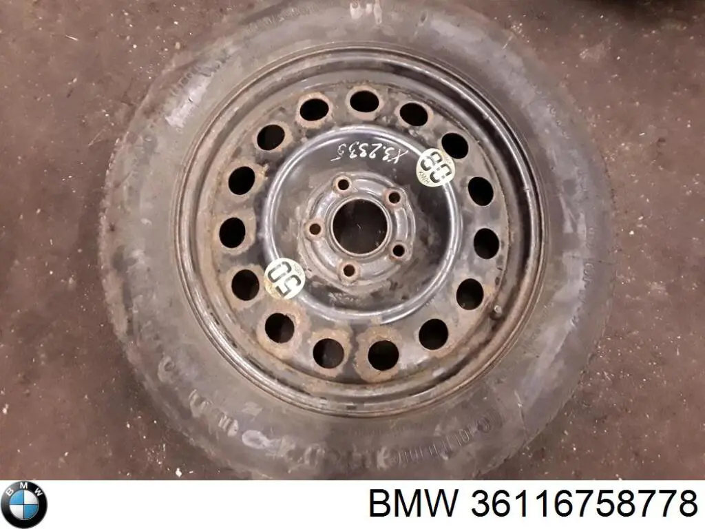 Felgi stalowe (kute) BMW 36116758778 cena, od 131,10 USD