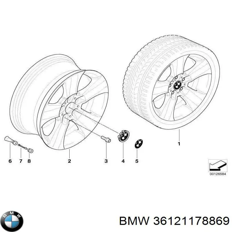  BMW 36121178869 cena, od 4,95 USD