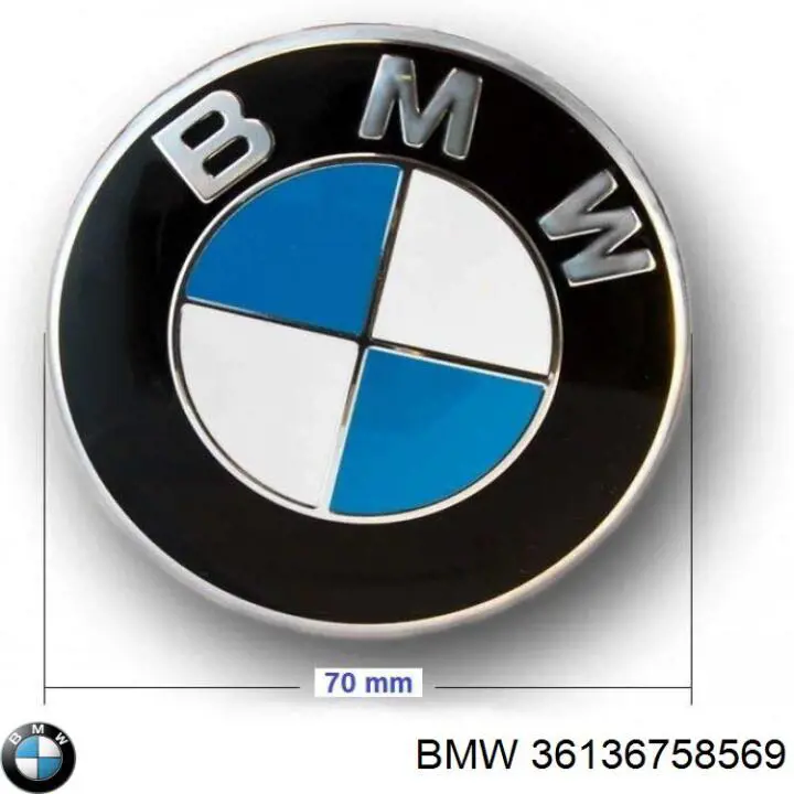 Kołpak do obręczy koła BMW 36136758569 cena, od 20,49 USD