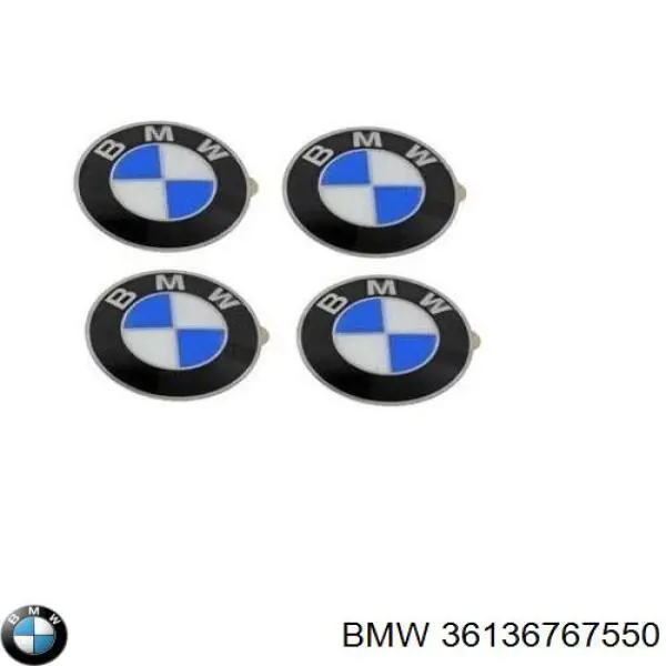 36136767550 BMW Emblemat na błotnik przedni