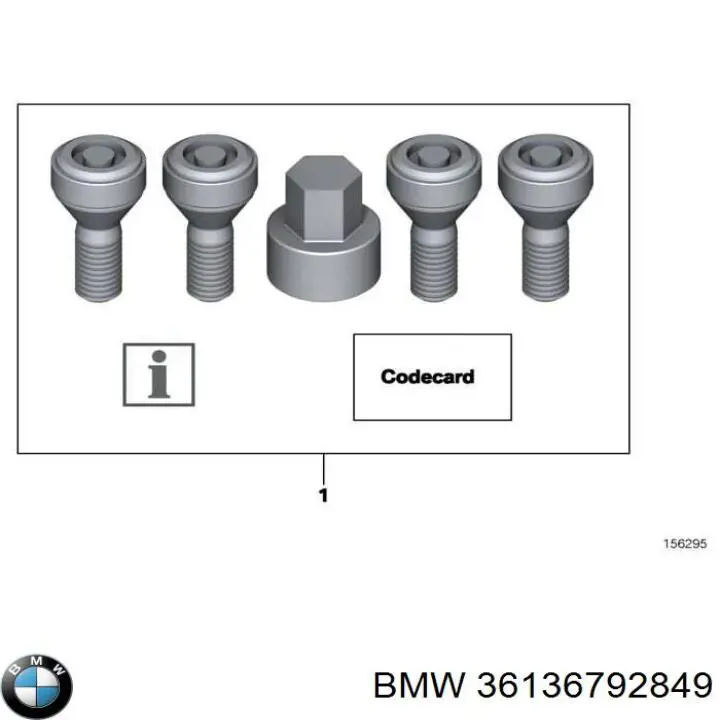 Śruba koła BMW 36136792849 cena, od 84,88 USD