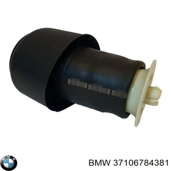 Do koszyka 37106784381 BMW Poduszka pneumatyczna (resor pneumatyczny) mostu tylnego