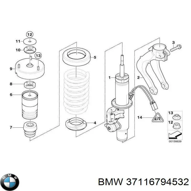 Amortyzator przedni prawy Sachs 319113 cena, od 955,83 USD