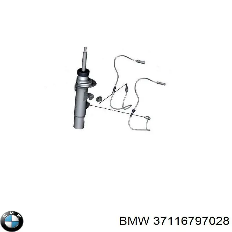 Amortyzator przedni prawy BMW 37116797028 cena, od 229,59 USD