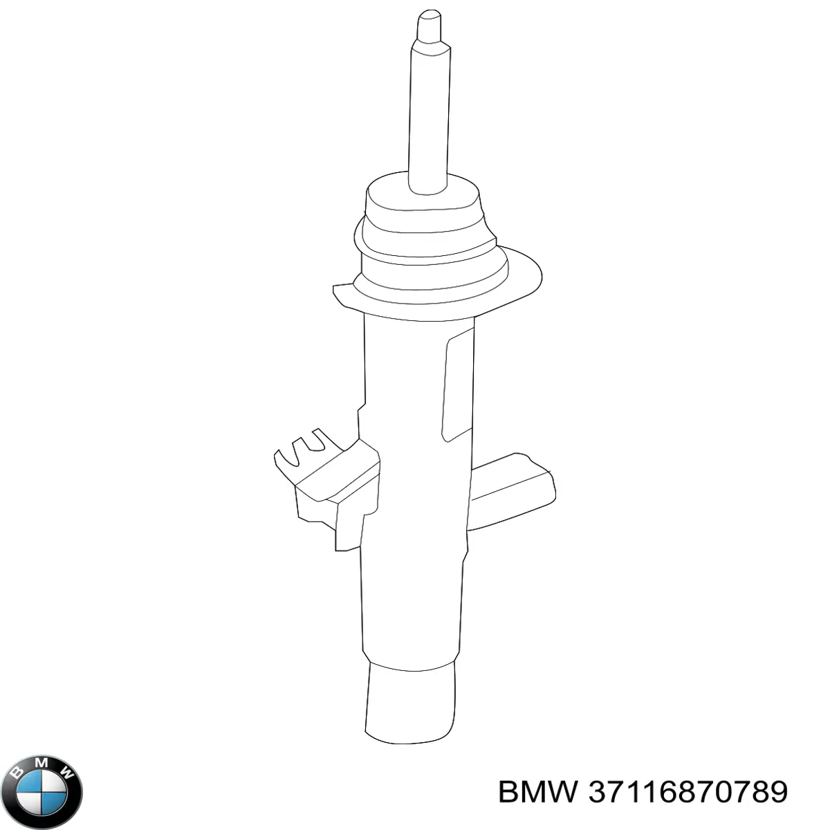 Do koszyka 37116870789 BMW Amortyzator przedni lewy