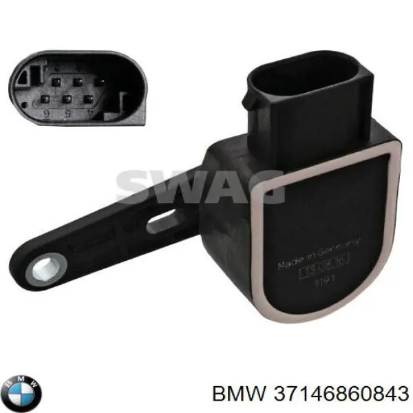 Czujnik poziomowania karoserii tylny BMW 37146860843 cena, od 45,05 USD