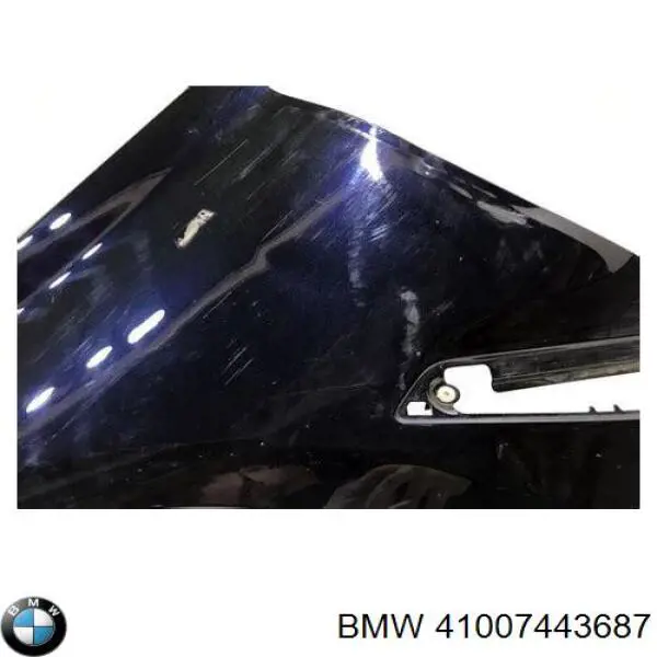 Do koszyka 41007443687 BMW Błotnik przedni lewy