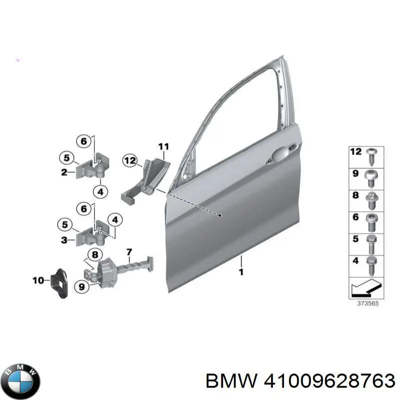 Drzwi przednie lewe BMW 3 sedana (F30, F80) (2011 - 2018) cena, od 624,41 USD