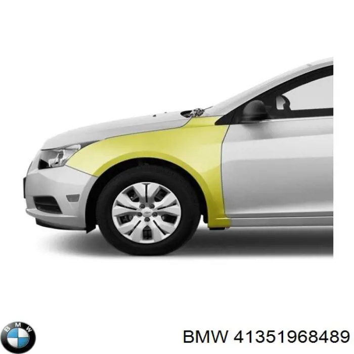 Błotnik przedni lewy BMW 41351968489 cena, od 128,54 USD