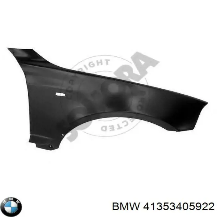 41353405922 BMW Błotnik przedni prawy