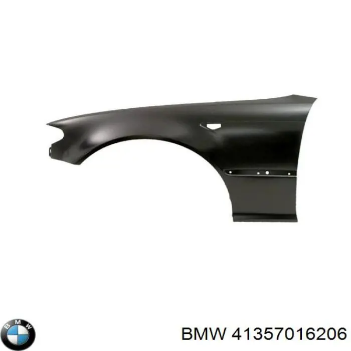Do koszyka 41357016206 BMW Błotnik przedni prawy