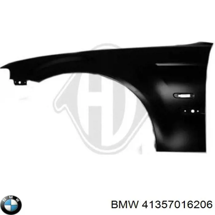 41357016206 BMW Błotnik przedni prawy
