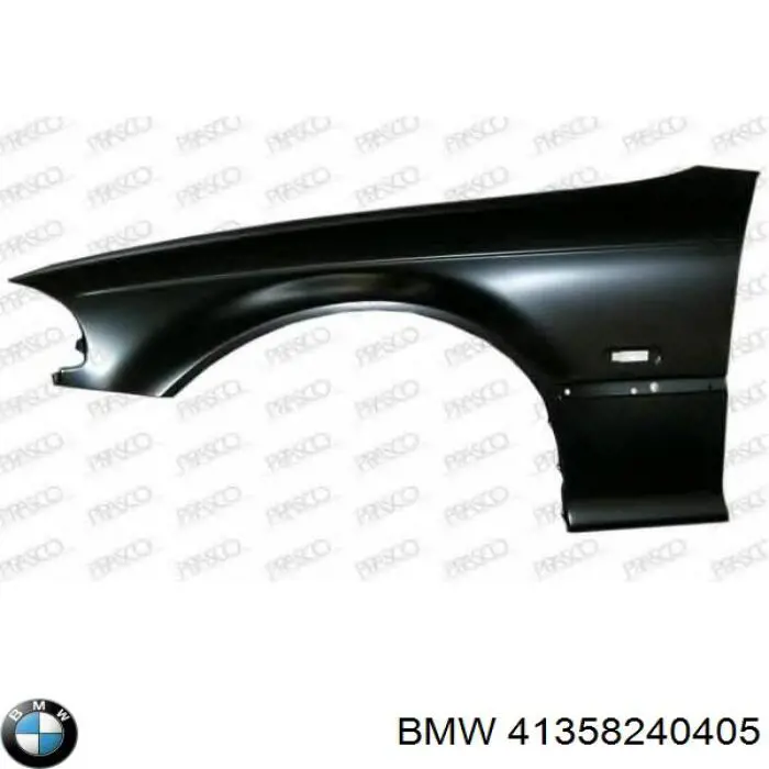 Błotnik przedni lewy BMW 41358240405 cena, od 112,37 USD