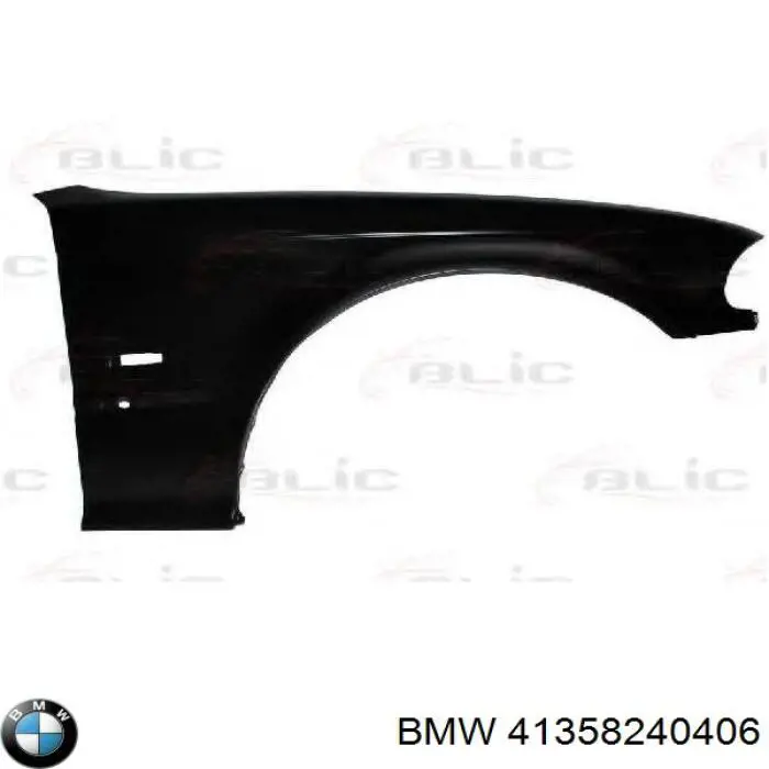 Błotnik przedni prawy BMW 41358240406 cena, od 129,40 USD
