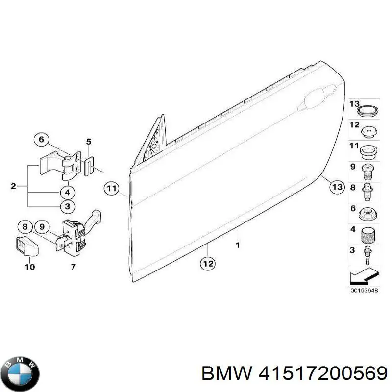 Drzwi przednie lewe do BMW 3  E92