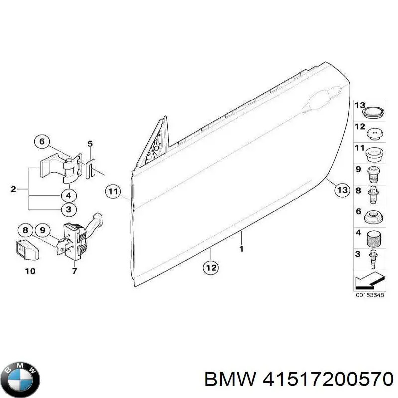 Drzwi przednie prawe do BMW 3  E92