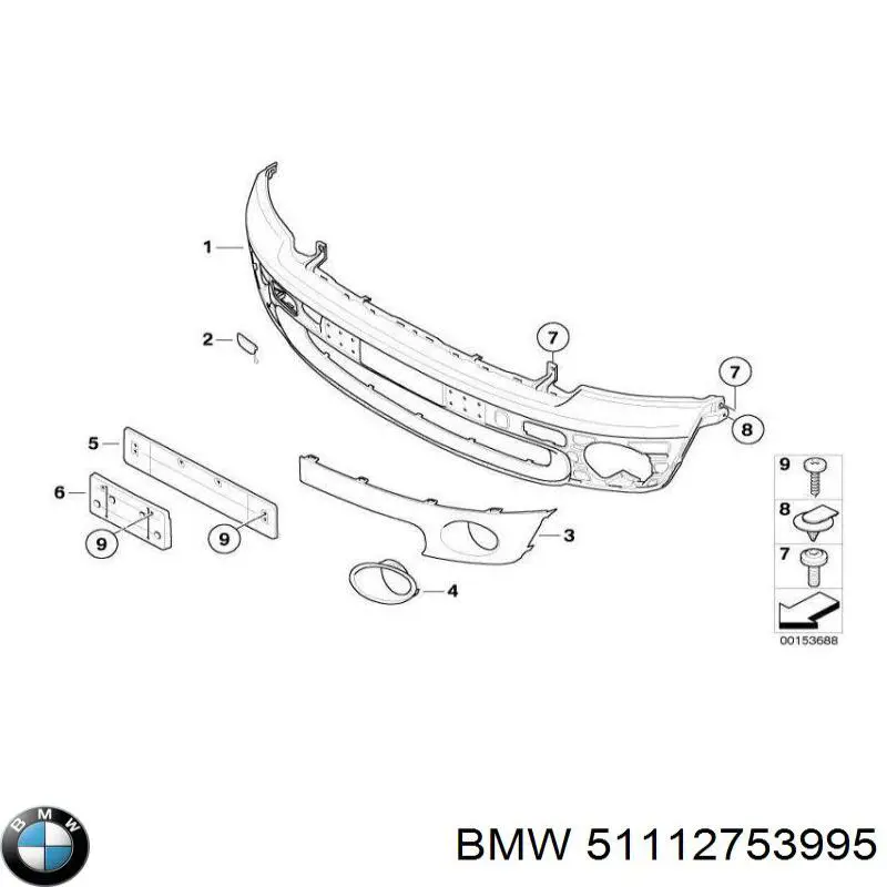 Do koszyka Zderzak przedni MINI Clubman I R55