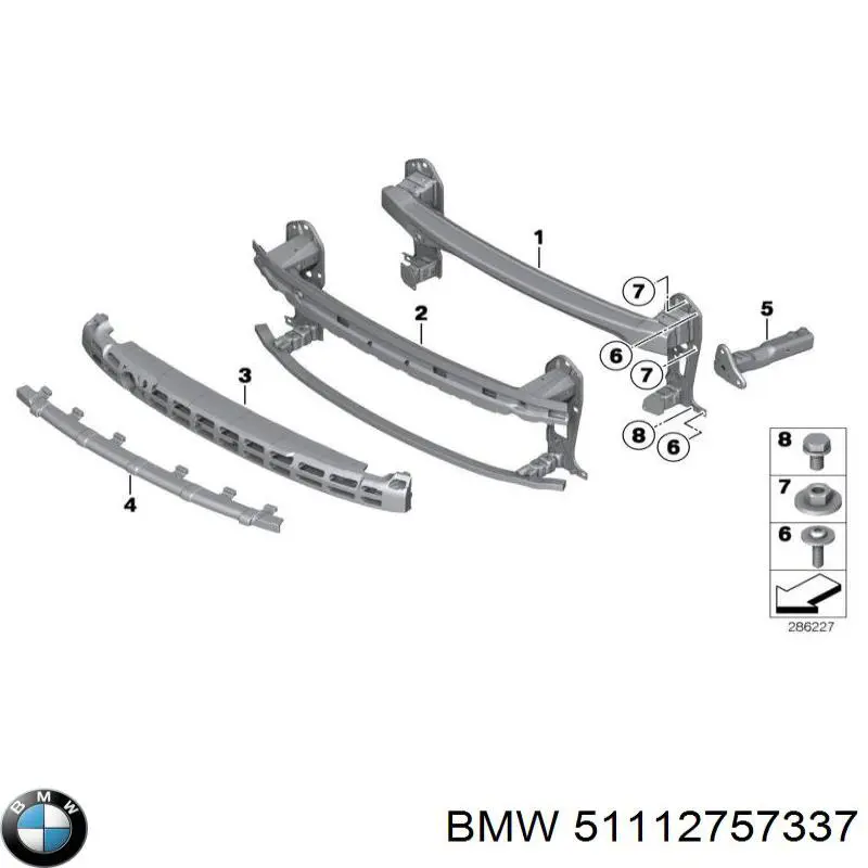 Wzmocnienie zderzaka przedniego MINI Clubman I kombi (R55) (2007 - 2015) cena, od 169,45 USD