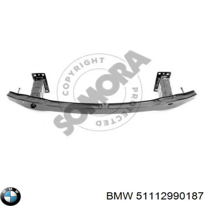51112990187 BMW Wzmocnienie zderzaka przedniego