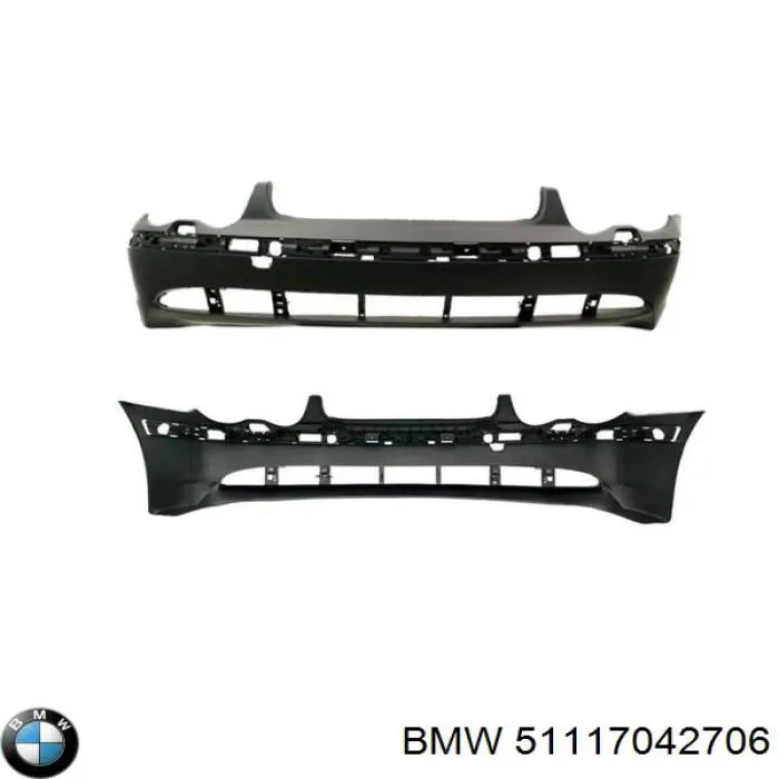 Do koszyka 51117042706 BMW Zderzak przedni